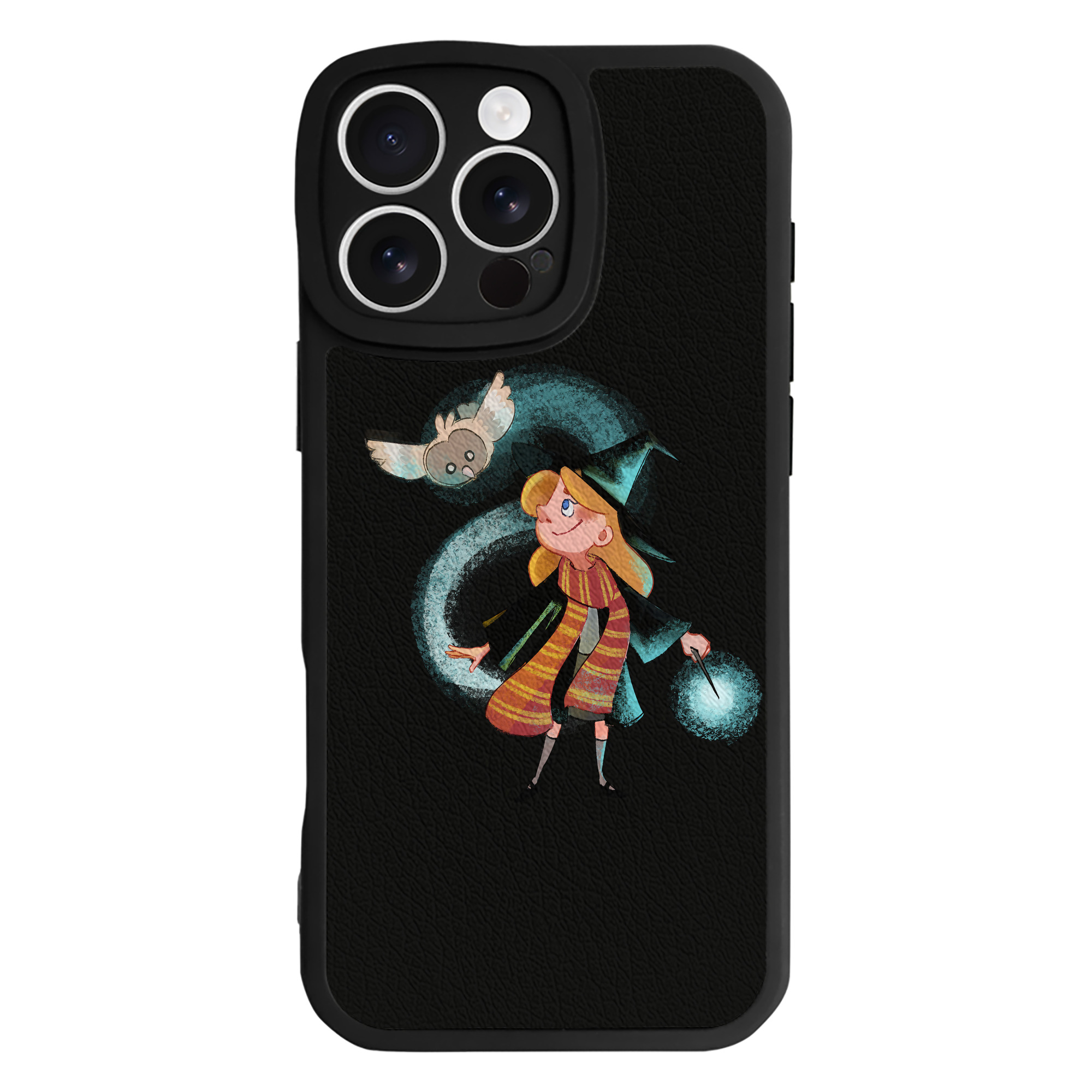 （画像用） Harry Potter ハリー・ポッターシリーズ 【iPhone 16シリーズ対応】シリコンスマホケース（レザー調） 材質：シリコン
